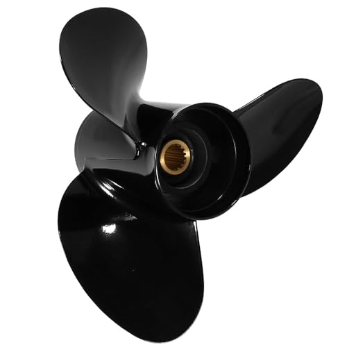 Image of Aluminum 14x17 Outboard Boat Propeller for Suzuki Engines DF50 /60 /70 /90 /100 /115 /140HP OEM 58100-90J01-019 15 Spline Tooth 3 Blades RH