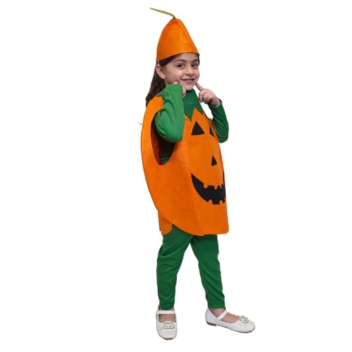 Image of Kaku Fancy Dresses Fruit and Vegetable Costume Paper Cutout with Cap For Kids | Healthy Food Costume For Boys & Girls (Tracksuit Not Included)