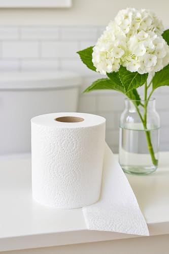 96 Rolls, Premium 2-Ply Toilet Paper, 176 Sheets Per Roll – Soft & Strong Bathroom Tissue, Septic-Safe, for small toilet paper holder Made in USA image 5