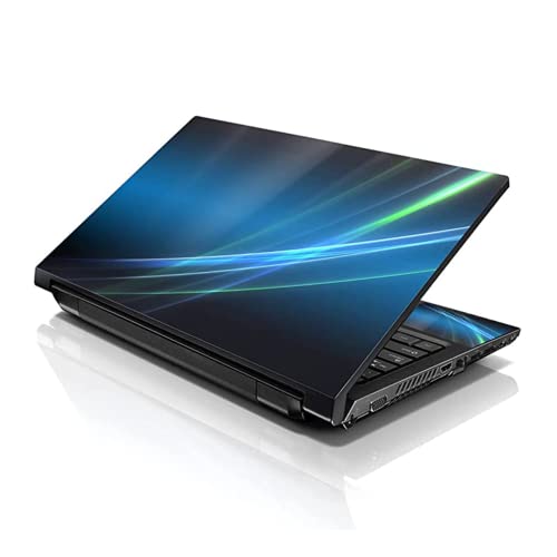 Image of LSS 15 15.6 Inches Laptop Notebook Skin Sticker with 2 Wrist Pads - Reusable Cover Protector Vinyl Sticker Cover Decal Fits 13 inch - 16 inch HP Asus Acer Samsung - Abstract