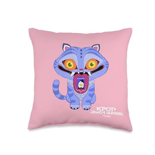 KPop Demon Hunters Derpy Officially Licensed Throw Pillow