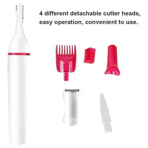Afeitadora Eléctrica 2 en 1 para Mujer - Depiladora de Cejas Sin Dolor para Cara, Labios, Nariz, Piernas, Axilas y Bikini - imagen 3