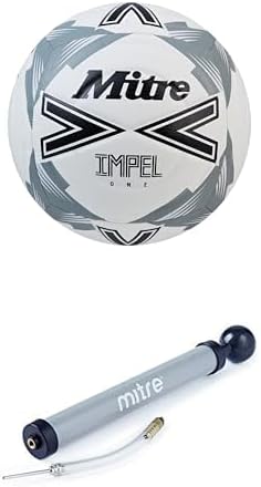 Mitre Unisex Soccer Ball Training Impel Unisex Soccer Ball Pump