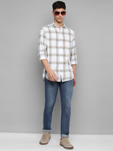 Image of Allen Cooper Slimmy Comfortable Mid Rise Denim Jeans for Men