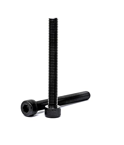 Image of iexcell 5 Pcs M8 x 70mm Thread Pitch 1.25 mm Alloy Steel 12.9 Grade Hex Socket Head Cap Screws Bolts Kit, Black Oxide Finish