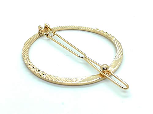 Preisvergleich Produktbild LeahMaria Designer Haarspange Bohemian Circle (Gold / Silber) (Gold)