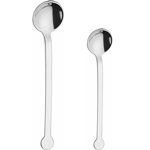 Cucchiaino riflesso in Acciaio Inox 18/10 Cucchiaio per caffè Cappuccino Moka Tea Set 12 da Bar Ristorante Cucina casa-13 cm