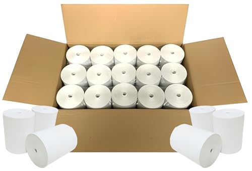 Rollos de papel térmico BAM POS 3 1/8 x 190 Eco Lite para impresora de tiques de caja y TPV de 80mm
