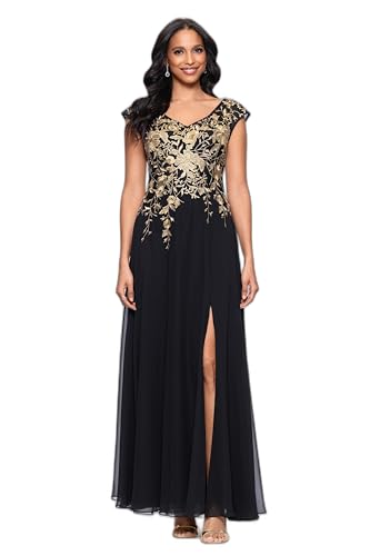 Image of Betsy & Adam Women's Cape Sleeve High Neck Bodycon Knee Length Dress with Cutout