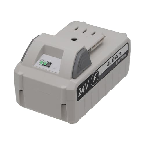eseegoo Replacement 4.0Ah 24V Battery for Snow Jo Sun Jo 24V Series Cordless Power Tools Compatible with Snow Jo 24VBAT-LTX 24VBAT-LTW 24VBAT-LTE 24VBAT 24V-X2-SB18 24VBAT-XR