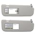 CRAZYPARTS Driver Left Side Sun Visor Compatible with Hyundai Elantra 2011-2015 Hyundai Veloster 2006-2016 Replacement OEM Number 852103X000TX Colour Gray