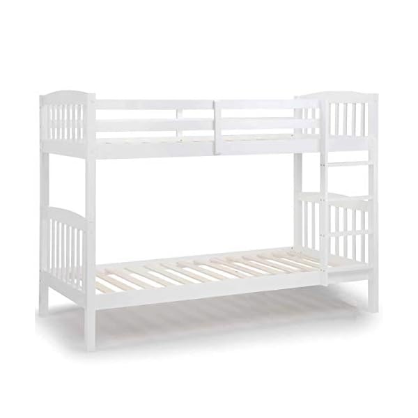 KOSY KOALA HEAVY DUTY WHITE WOOD BUNK BED 3FT SINGLE SPLIT INTO 2 SINGLE BEDS FOR KIDS CHILDREN ADULTS OPTIONS FOR DRAWERS AND MATTRESSES KIDS BUNKBED (BUNK BED FRAME) - Image 3