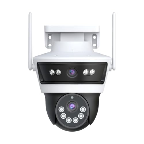 Image of Smart 4G Linkage 2Mp+2Mp Pan-Tilt Zoom CCTV Camera, Outdoor Indoor Security Camera, Water Proof, 2 Way Talk, Cloud Storage, Motion Detect, Supports SD Card Up to 256 GB, Night Vision