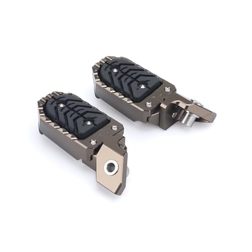 Repose-pieds réglables BMW R1200GS pour explorer les pistes en Adventure marron