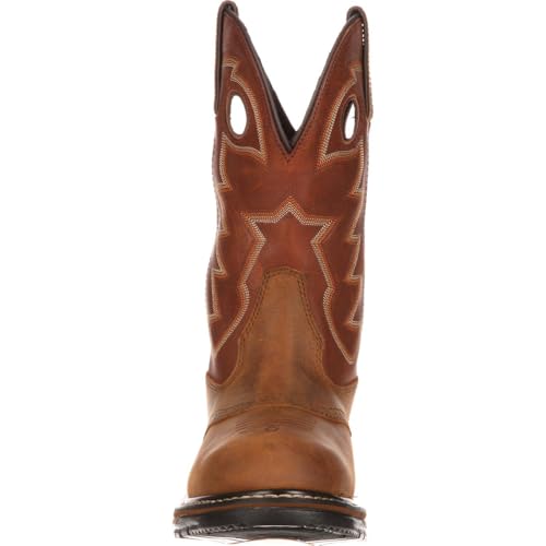 ROCKY Original Ride Branson Saddle Roper Waterproof Western Boot3
