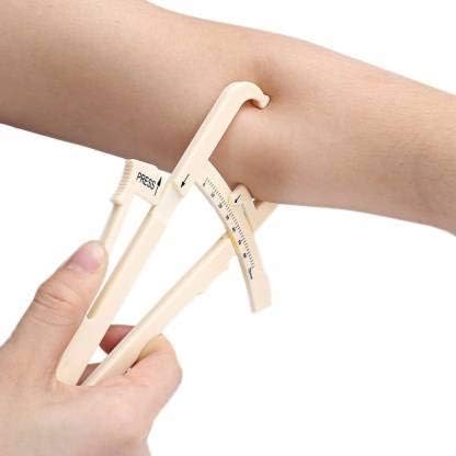 Fat Measure Caliper,Body Fat Calipers for Accurately Measuring Body Fat Analyzer (White)-image-20