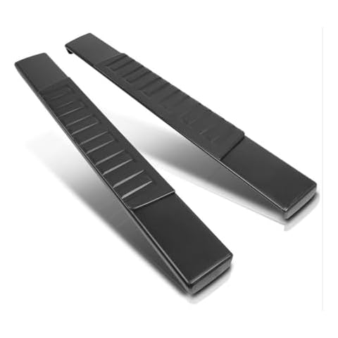 SOBOANT Fits Regular Cab 6" Step Pad Aluminum Running Boards Black 2pc 55"-Length Powder-Coated OE-Shape 65923PM,Fit Testing Cover