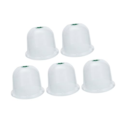 Abaodam 5Pcs Plant Heat Preservation Cloche for Outdoor Use Durable Portable Plant Protector to Shield Against Frost and Preserve Humidity
