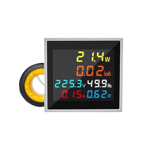 D48?2058 AC Voltage Current Power Meter Monitor Digital Ammeter Voltmeter Multimeter Power Monitor(AC50-300V)