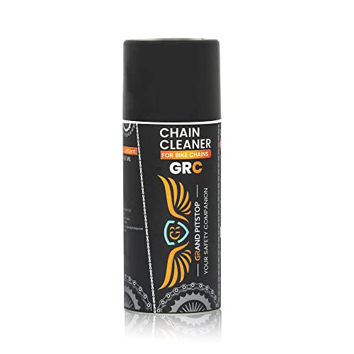 Image of Grand Pitstop Groller Large (Bikes <270 kgs and Tyre Width <240 mm) with Motorcycle Chain Cleaning Brush Red and Grand Pitstop GRC Chain Cleaner, GRL Chain Lube (160ml)