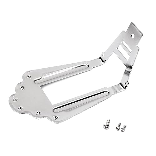 Totority Electric Guitar Bridge Ga419 Tailpiece Vintage Guitar Bridge Saddle for 6-string with Mounting Screws
