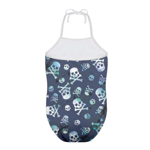 Image of Girl Funny Cute Beach Sport Halter One Piece Swimsuit Bathing Suit for 3-10 Year