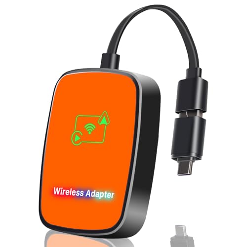 2 in1 Wireless CarPlay and Android Auto Adapter