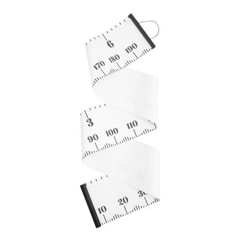 FUNOMOCYA Scandinavian Kids Growth Chart Wall Height Measuring Ruler Decorative Canvas for Nursery