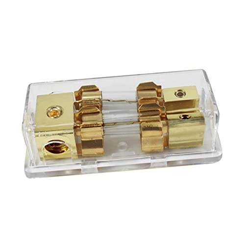 Zerodeko 1 Pz Portafusibili Auto Trasparente con Base per Fusibili da Protezione per Casse Audio Elettronici Design per Maggiore Stabilità Elettrica