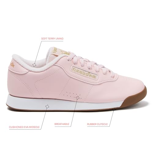 Image of Reebok Princess Sneakers for Women, Comfortable Walking or Tennis Womens Shoes