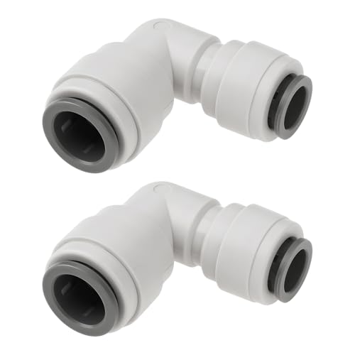 LT Easiyl 2pcs 12mm to 10mm Cold Water Inlet Connection Connector for Caravan Motorhome