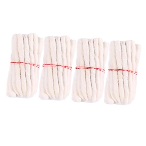HOMSFOU Bundles Cotton Lantern Wicks Safe Replacement Wicks for Oil Lamps Versatile Use for Camping and Decor