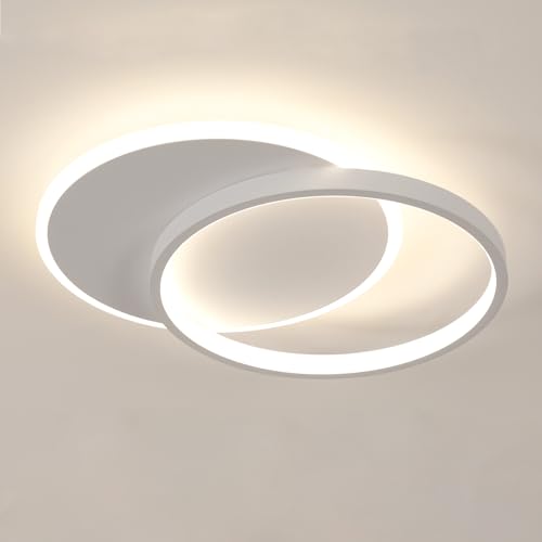 Pheashine Lámpara de Techo Regulable, 32W Plafon LED Techo con Mando a Distancia, 3000K - 6500K, Plafón LED Lampara Techo Led para Dormitorio, Sala de Estar, Cocina, Comedor