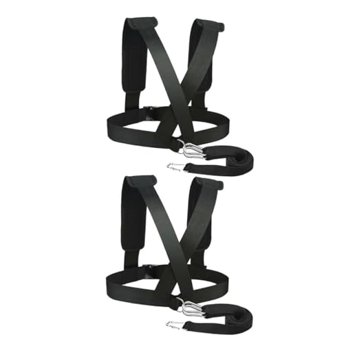 Ceinture de résistance 2 pièces bretelles porteuses en polyester pour support poids et lestage