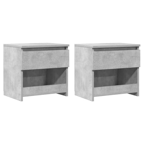 vidaXL Tables de Chevet 2 pcs, Armoire de Lit, Table de Nuit, Meuble de Chambre à Coucher Maison...