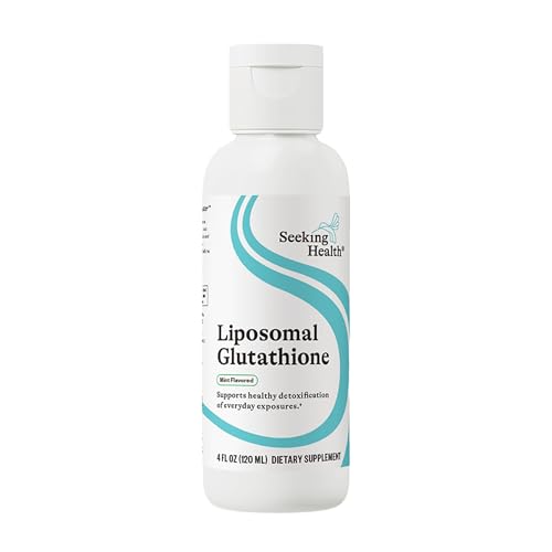Seeking Health Liposomal Gluatathione Supports Healthy detoxification of Everyday exposures- 4 Fl OZ (120 ML)
