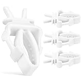 jojofuny 4 Stück Vogelfutterhalter Clips aus Langlebigem Abs Kunststoff Vogelkäfigzubehör für Papageien und Nymphensittiche Praktische Futterklemmen für Obst Gemüse