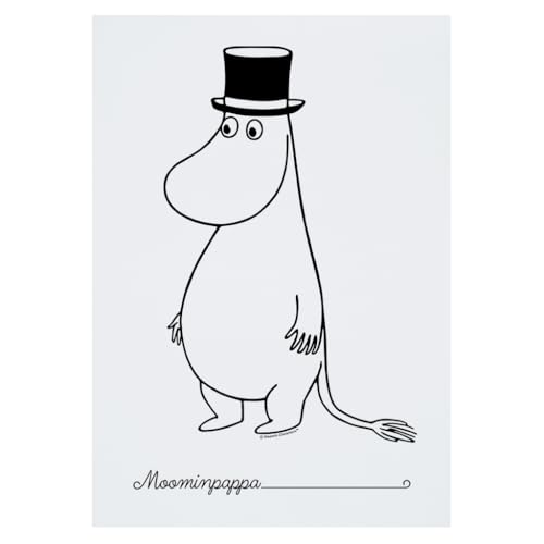Póster de pie de Moominpappa A3 para revivir la magia del hogar
