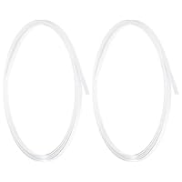 PATIKIL 6mm x 5,5 Yards Knochen fürs Nähen, 2 Rollen weißer Federstahlknochen für Korsetts, Kleider, Röcke, Unterwäschehandwerksherstellung