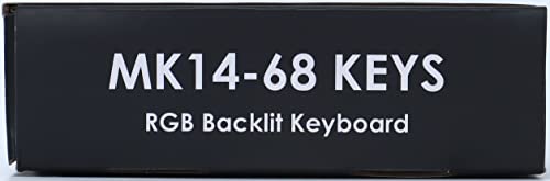 60% Mechanical Gaming Keyboard Type C Wired 68 Keys LED Backlit USB Waterproof Apex Pro illuminated Keyboard 18 Chroma RGB Lighting Backlight Anti-ghosting Keys for Gamers and Typists (Blue Switch) 60% Mechanical Gaming Keyboard Type C Wired 68 Keys LED Backlit USB Waterproof Apex Pro illuminated Keyboard 18 Chroma RGB Lighting Backlight Anti-ghosting Keys for Gamers and Typists (Blue Switch)