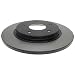 ACDelco 18A2558 Professional Rear Drum In-Hat Disc Brake Rotor
