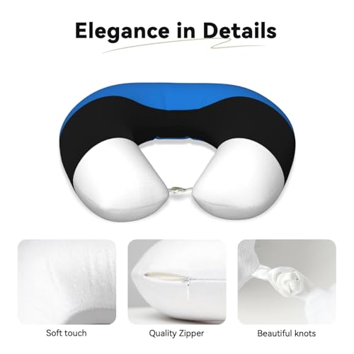 Almohada de viaje espuma viscoelástica tamaño único miniatura 4