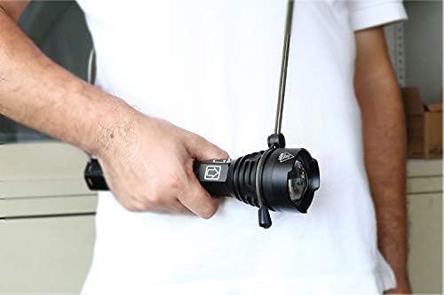 Miniatura 9 de Linterna recargable de alto lúmenes, linternas LED de mano súper brillantes, luz de flash USB C de alta potencia, 3 modos de zoom, impermeable,