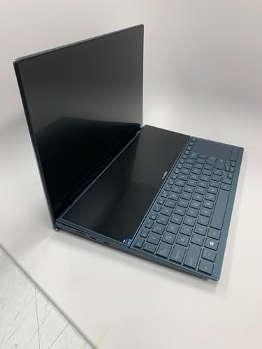 Image of ASUS ZenBook Duo 14 UX482 14 inch FHD Touch Display, Intel Evo Platform, Core i7-1195G7, 8GB RAM, 512GB PCIe SSD, ScreenPad Plus, Windows 10 Home, WiFi 6E, Celestial Blue, UX482EAR-DB71T