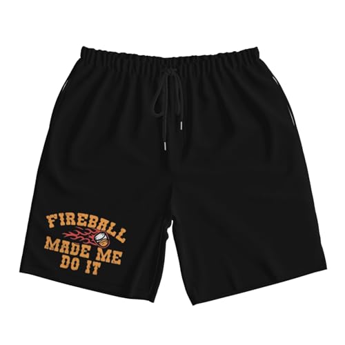 Fireball Made Me Do It Men's Quick-Dry Board Shorts 7