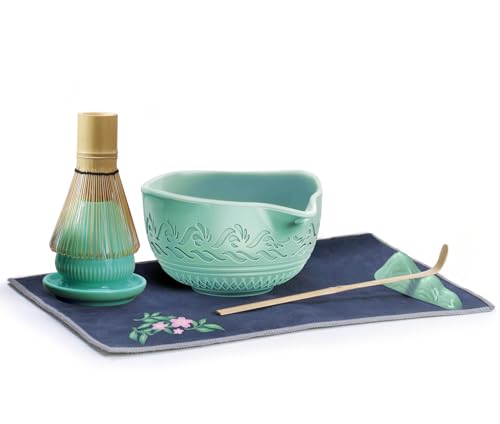 81% Off Turquoise Matcha Whisk Set with Code SL8PGRYV