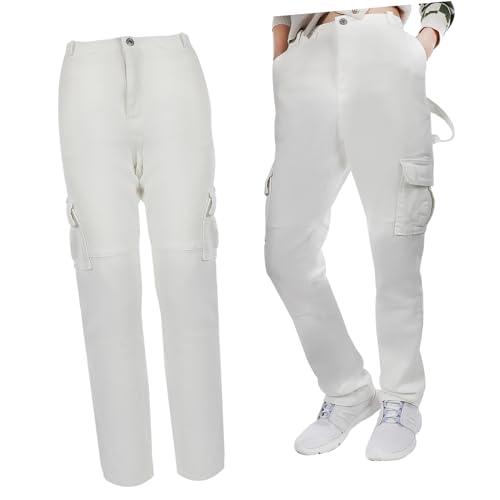 Pantalon cargo femme confortable avec multiples poches