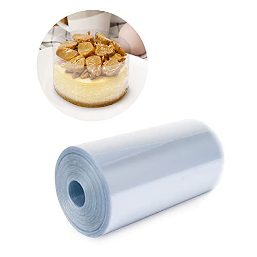 Cake Collar 4 x 600 in (50ft) - Acetate Roll - Acetate Sheets for Baking - Cake Wrapping Plastic - Acetato para Pasteles y Reposteria