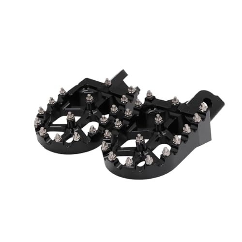 Motorrad-Pedalhalterung Motorrad Fußrasten Fußrasten Ruht Pedale Für HONDA CRF110F 2013-2022 CRF125F 2014-2023 Fußstützenhalterung(Black)