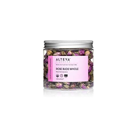 Alteya Bio Rosenknospentee 80gr - 100% USDA Organic-zertifiziert Biokräuteraufguss aus handgepflückten Damaszener Rosen Cover